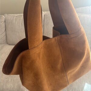 Large Reversible Leather Tote Bag